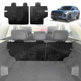 Back Seat Protector for Jaecoo J7 2024-Onwards All Weather Heavy Duty Car Kick Cargo Mats Cover Accessories