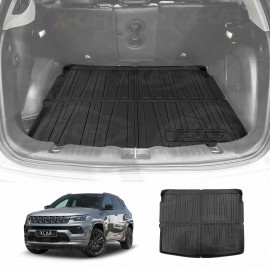 Boot Liner for Jeep Compass 2017-2025 All Weather Heavy Duty Cargo Trunk Cover Mat Luggage Tray Car Accessories