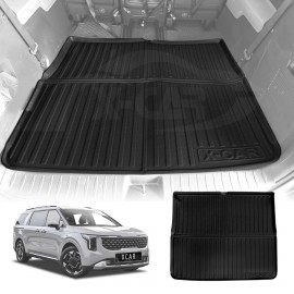 Boot Liner for Kia Carnival 2014-Onwards Heavy Duty Cargo Trunk Mat with Third Row Seats Folded