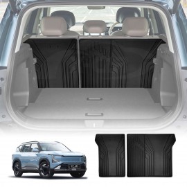 Back Seat Protector for Kia EV5 2024-Onwards All Weather Heavy Duty Car Seat Kick Mats Cover