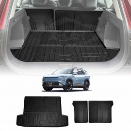 Boot Liner Back Seat Protector for Kia EV5 2024-Onwards All Weather Heavy Duty Cargo Car Trunk Kick Mats