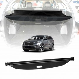 Retractable Cargo Cover for Kia Sorento UM Series 2015-2020 Rear Rack Partition Shelter Canvas Trunk Luggage Security Shield Shade