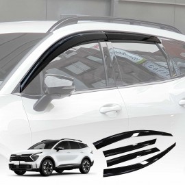 Weathershields for Kia Sportage 2021-2025 Car Weather Shields Wind Deflectors Window Sun Visor 4 Pcs