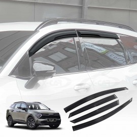Weathershields for Kia Sportage 2021-Onwards Car Weather Shields Wind Deflectors Window Sun Visor 4 Pcs