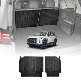 Back Seat Protector for LDV D90 2025-Onwards All Weather Heavy Duty Car Seat Kick Mats Cover