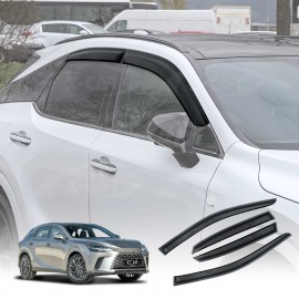 Weathershields for Lexus RX RX350 RX500 2022-Onwards Car Weather Shields Wind Deflectors Window Sun Visor 4 Pcs