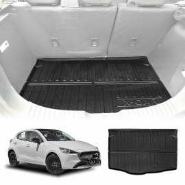 Boot Liner for Mazda 2 Hatch 2014-Onwards DJ Series All Weather Heavy Duty Cargo Trunk Mat Luggage Tray