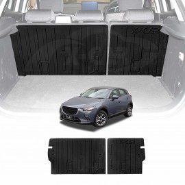 Back Seat Protector for Mazda CX-3 CX3 2015-Onwards All Weather Heavy Duty Car Seat Kick Mats Cover