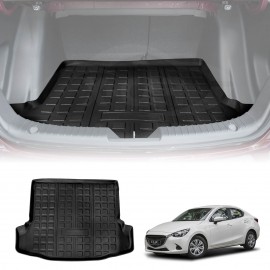 Boot Liner for Mazda 2 Sedan 2014-Onwards DL Series All Weather Heavy Duty Cargo Trunk Mat Luggage Tray
