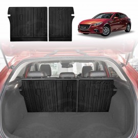 Back Seat Protector for Mazda 3 Hatchback BN BM 2014-2019 All Weather Heavy Duty Car Kick Cargo Mats Cover Accessories