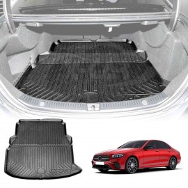 Boot Liner for Mercedes Benz E-Class Sedan W213 2016-Onwards Heavy Duty Cargo Trunk Mat Luggage Tray Accessories