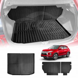 Boot Liner Back Seat Protector for Mitsubishi ASX 2010-2025 All Weather Heavy Duty Cargo Car Trunk Kick Mats