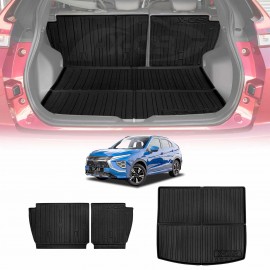 Boot Liner Back Seat Protector for Mitsubishi Eclipse Cross 2021-2025 All Weather Heavy Duty Cargo Car Trunk Kick Mats