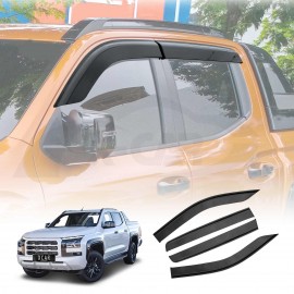 Weathershields for Mitsubishi Triton MV Double Cab 2024-2025 Car Weather Shields Wind Deflectors Window Sun Visor