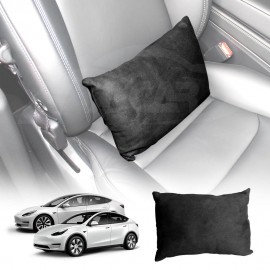 Black Waist Support Pillow for Tesla Model 3 2017-2023 and Model Y 2021-2025 Car Seat Lumbar Rest Pad Cushion Accessories