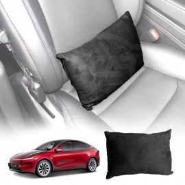 Black Waist Support Pillow for Tesla Model Y Juniper 2025-Onwards Car Seat Lumbar Rest Pad Cushion Accessories