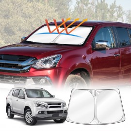 Car WindScreen Sun Shade for Isuzu MU-X MUX 2013-2021 Blocks UV Rays Sun Visor Protector Foldable Sunshade