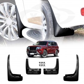 Mud Flaps Splash Guards for Nissan Patrol 2012-Onwards Y62 Series Mudguard Fender Front and Rear Set of 4