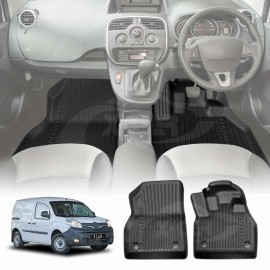 3D Front Floor Mats for Renault Kangoo F61 / Phase II  Auto 2010-2021 Heavy Duty All Weather Car Mats Carpet Liner Set