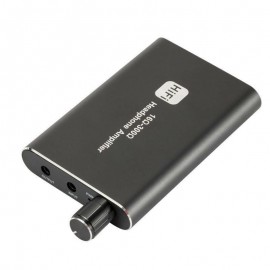 Portable Headphone Amplifier with Lithium Battery Two-Stage Gain Switch 3.5mm Audio Rechargeble HiFi AMP for MP3 MP4 Mobile Phone ipad PC