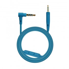 Audio Cable Wire Cord With Mic and Remote in Blue for Bose QuietComfort 25 Headphones