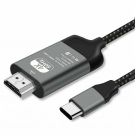 4K USB Type C 3.1 Male to HDMI Male HDTV AV TV Adapter Converter Cable For Samsung Galaxy S9 S10 Note 9 MacBook