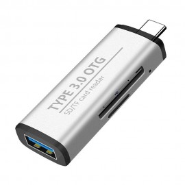 USB C SD/ Micro SD/ TF Memory Card Reader Type-C to Female USB 3.0 OTG Memory Adapter Phone Laptop Computer