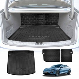 Boot Liner Back Seat Protector Combo for BYD Seal 2023-Onwards Heavy Duty Car Kick Mats Cover Cargo Trunk Mat
