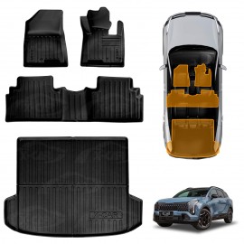 Floor Mats Boot Liner Set for Kia Sportage NQ5 PE Series 2026-Onwards With Subwoofer All Weather Cargo Car Trunk Luggage Tray