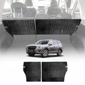 Back Seat Protector for Subaru Forester 5th Gen 2018-2025 All Weather Heavy Duty Car Seat Kick Mats Cover
