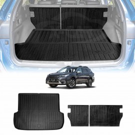 Boot Liner Back Seat Protector for Subaru Outback 2020-Onwards All Weather Heavy Duty Cargo Car Trunk Kick Mats