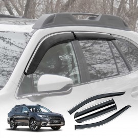 Weathershields for Subaru 6th GEN Outback 2020-2025 Car Weather Shields Wind Deflectors Window Sun Visor 4 Pcs