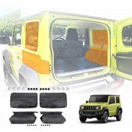 Rear Window & Trunk Side Storage Bags for Suzuki Jimny 3-Door Auto 2018-Onwards Boot Side Organizer Car Accessories