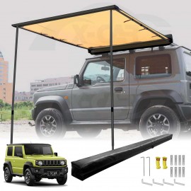 Car Side Awning Camping Shade for Suzuki Jimny 3-Door 2018-Onwards Durable UV Waterproof Sunshade 4WD Acessories