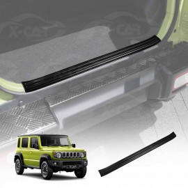 Boot Sill Protector Panel Trim for Suzuki Jimny XL 5-Door 2023-Onwards Black Rear Scuff Plate Protection Accessories