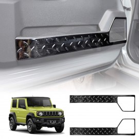 Anti Kick Car Door Panel For Suzuki Jimny 3-Door 2018-Onwards Steel Protective Side Edge Protector Cover Black