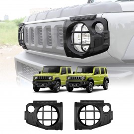 Head Light Trim for Suzuki Jimny 2018-Onwards Matt Black Front Light Frame Cover Guard Set of 2