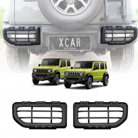 Tail Light Trim for Suzuki Jimny 2018-Onwards Matt Black Rear Lamp Taillight Frame Cover Guard Set of 2