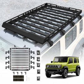 Roof Luggage Rack for Suzuki Jimny XL 5-Door 2023-Onwards Multi-Functional Expansion Platform Aluminum Alloy