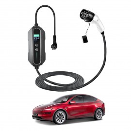 Tesla Model Y Juniper 2025-Onwards Type 2 Portable EV Charger 10 Amp 2.4KW AU Plug 5 Meters