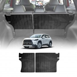 Back Seat Protector for Toyota Corolla Cross 2022-Onwards All Weather Heavy Duty Car Seat Kick Mats Cover