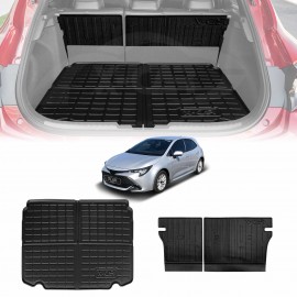 Boot Liner Back Seat Protector for Toyota Corolla Hatchback 2018-2025 All Weather Heavy Duty Cargo Car Trunk Kick Mats