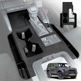 Gearbox Storage Tray for Toyota Prado 250 Series 2024-Onwards Center Console Non-Slip Silicone Cover Interior Organizer Accessories