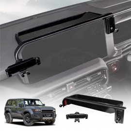 Phone Holder with Storage Tray for Toyota Prado 250 Series 2024-Onwards Car Screen Hidden Organizer Accessories