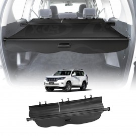 Retractable Car Trunk Shade Rear Cargo Security Shield Luggage Cover For Toyota Prado 150 Series 7 Seat 2009-2024