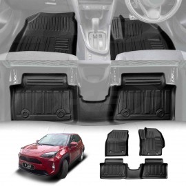 3D Floor Mats for Toyota Yaris Cross MXP Series 2020-Onwards Heavy Duty All Weather Car Mats Carpet Liner Set