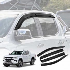Weathershields for Volkswagen Amarok NF Series 2023-2025 Dual Cab Car Weather Shields Wind Deflectors Window Sun Visor
