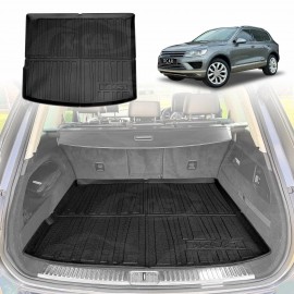Boot Liner for VW Volkswagen Touareg 2011-2018 All Weather Heavy Duty Cargo Trunk Mat Luggage Tray