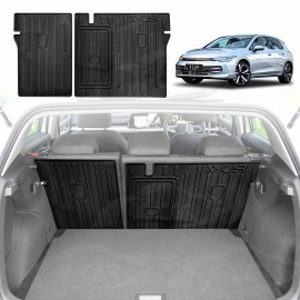 Back Seat Protector for Volkswagen VW Golf MK7 MK7.5 MK8 2013-Onwards All Weather Heavy Duty Car Seat Kick Mats Cover