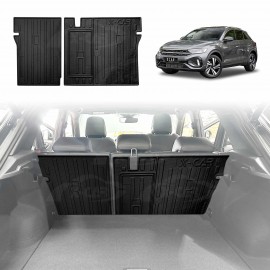 Back Seat Protector for Volkswagen VW T-Roc 2020-2026 All Weather Heavy Duty Car Seat Kick Mats Cover Accessories